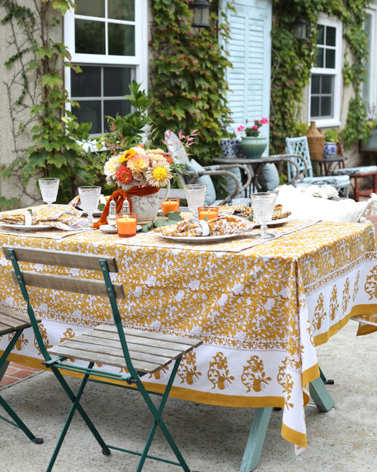 Saffron Sun Pacho Tablecloth