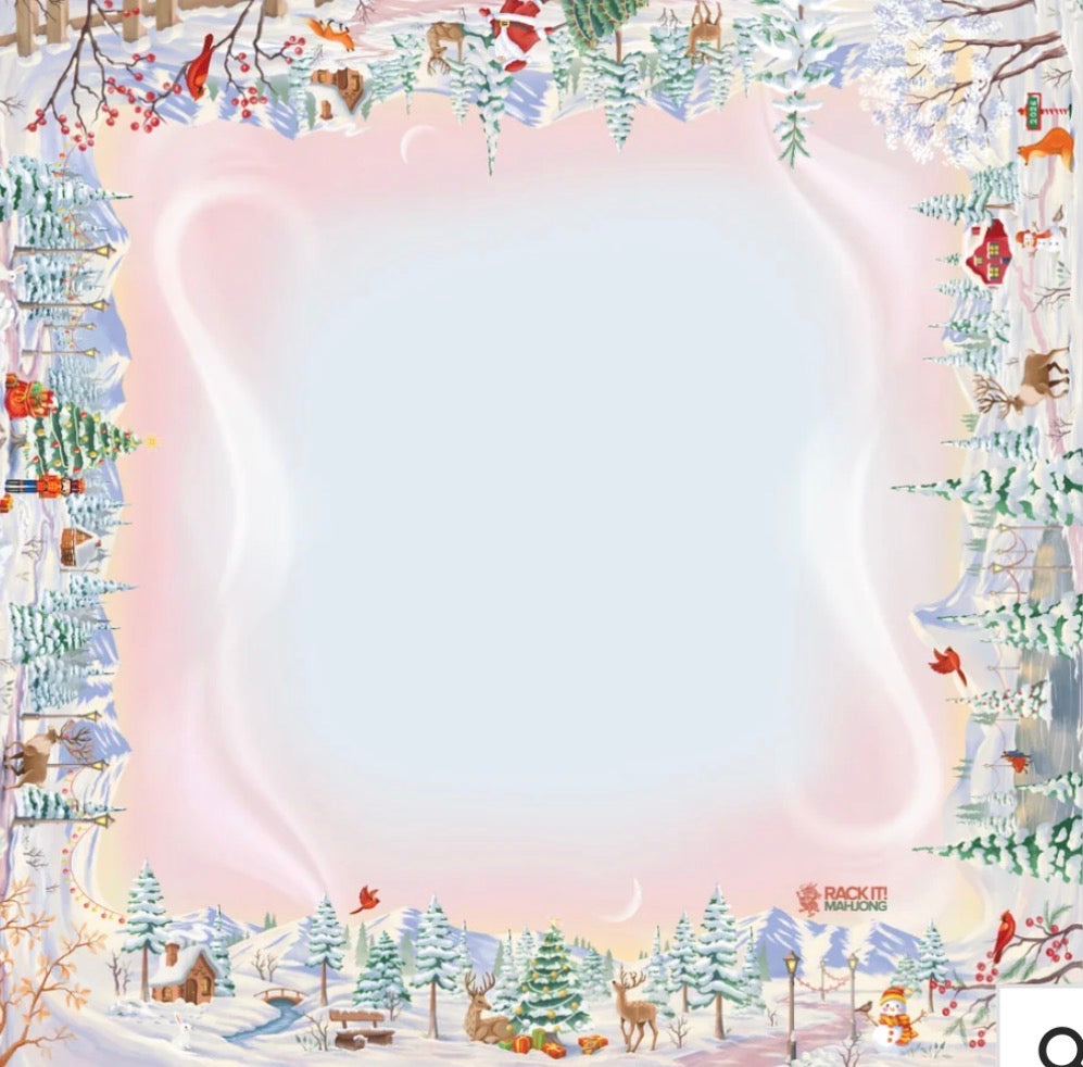 Mahjong Mat | Christmas Town Terrific Tidings