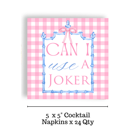 Mahjong Cocktail Napkins | Can I Use a Joker?