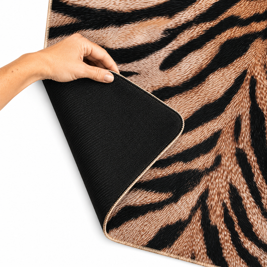 Premium Mahjong Mat | Savannah Stripe Safari Club