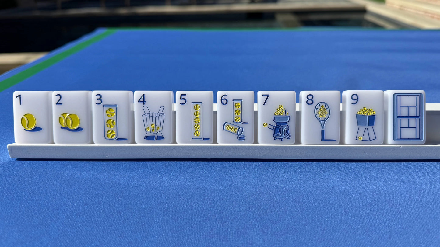 Mahjong Tile Set | Tennis Edition