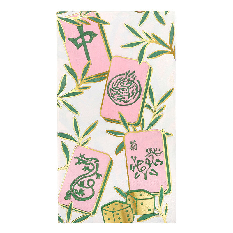 Ceramic Guest Napkin Tray + Napkins | Tiles