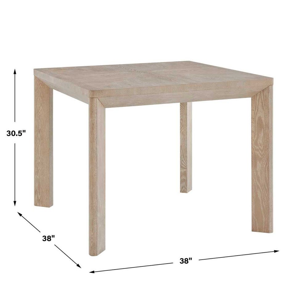 White Oak Parquet Game Table