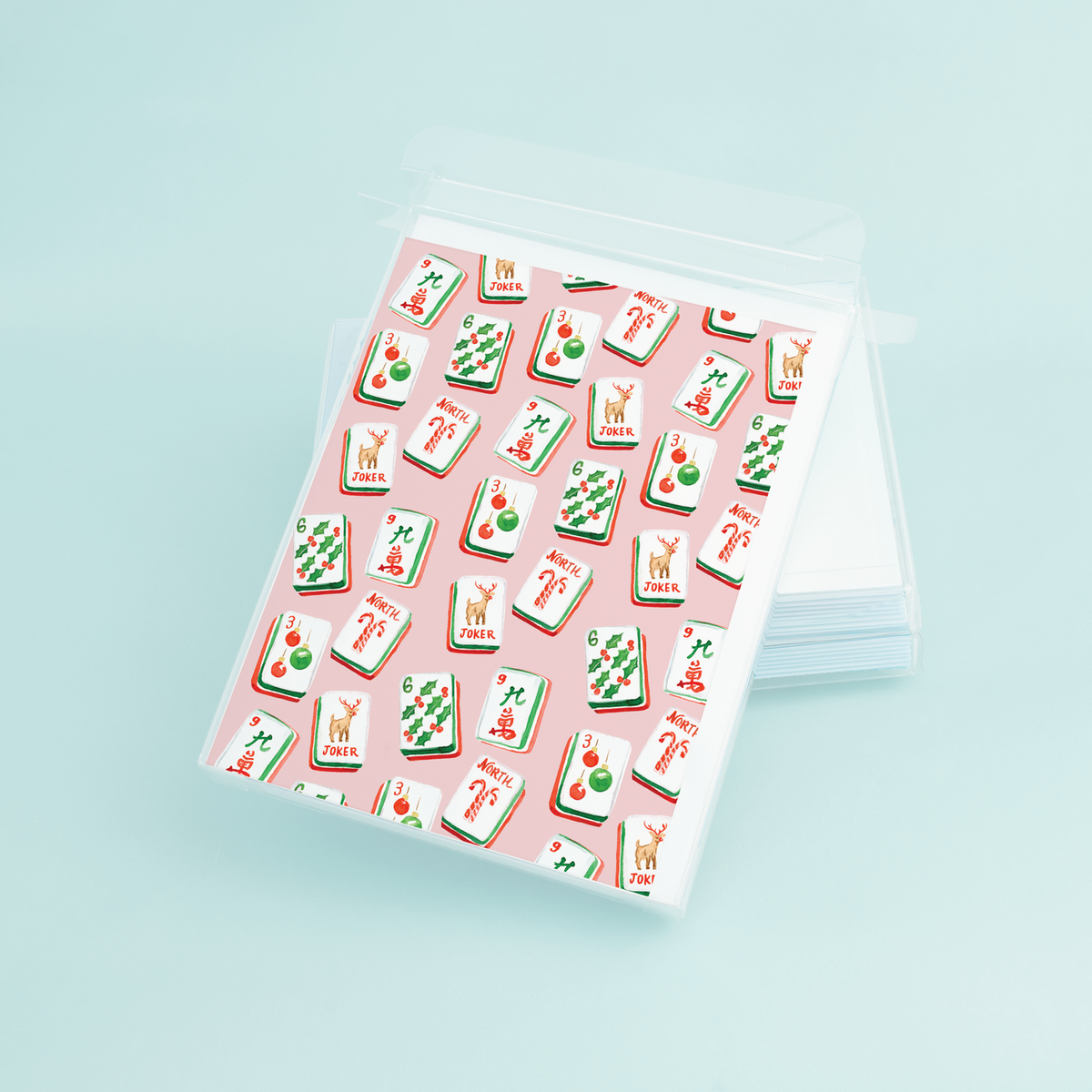 A2 Boxed Cards | Holiday Mahjong
