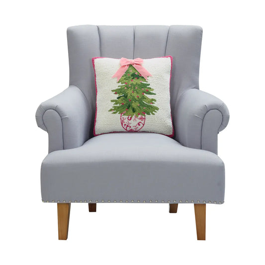 Mahjong Hook Pillow | Chinoiserie Ribbon Tree