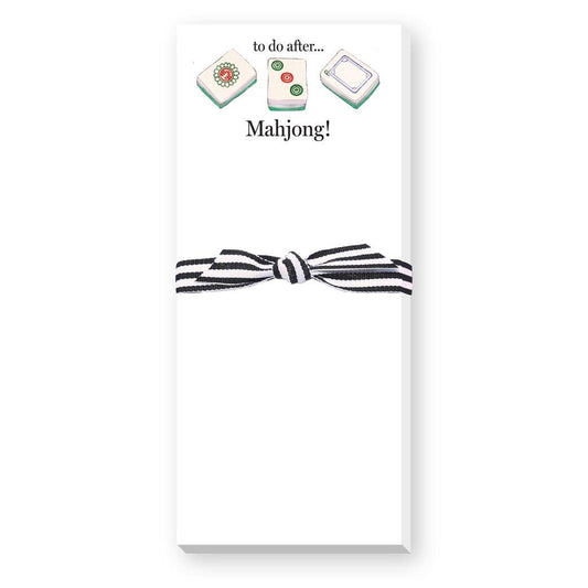 Mahjong Notepad | To Do After Mahjong Skinnie