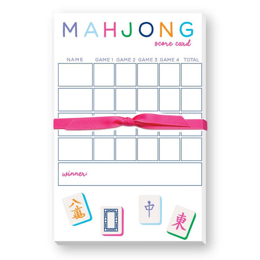 Mahjong Scoring Notepad | Classic Score Pad