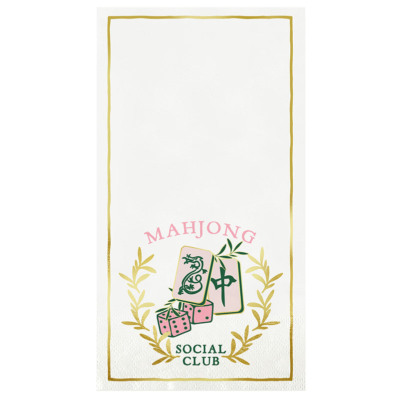 Paper Guest Napkins | Mahjong Social Club