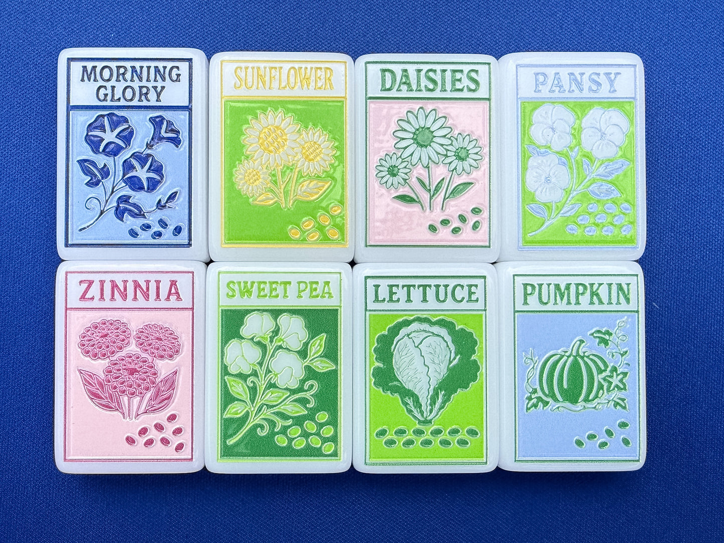 Mahjong Tile Set | Garden Party Edition