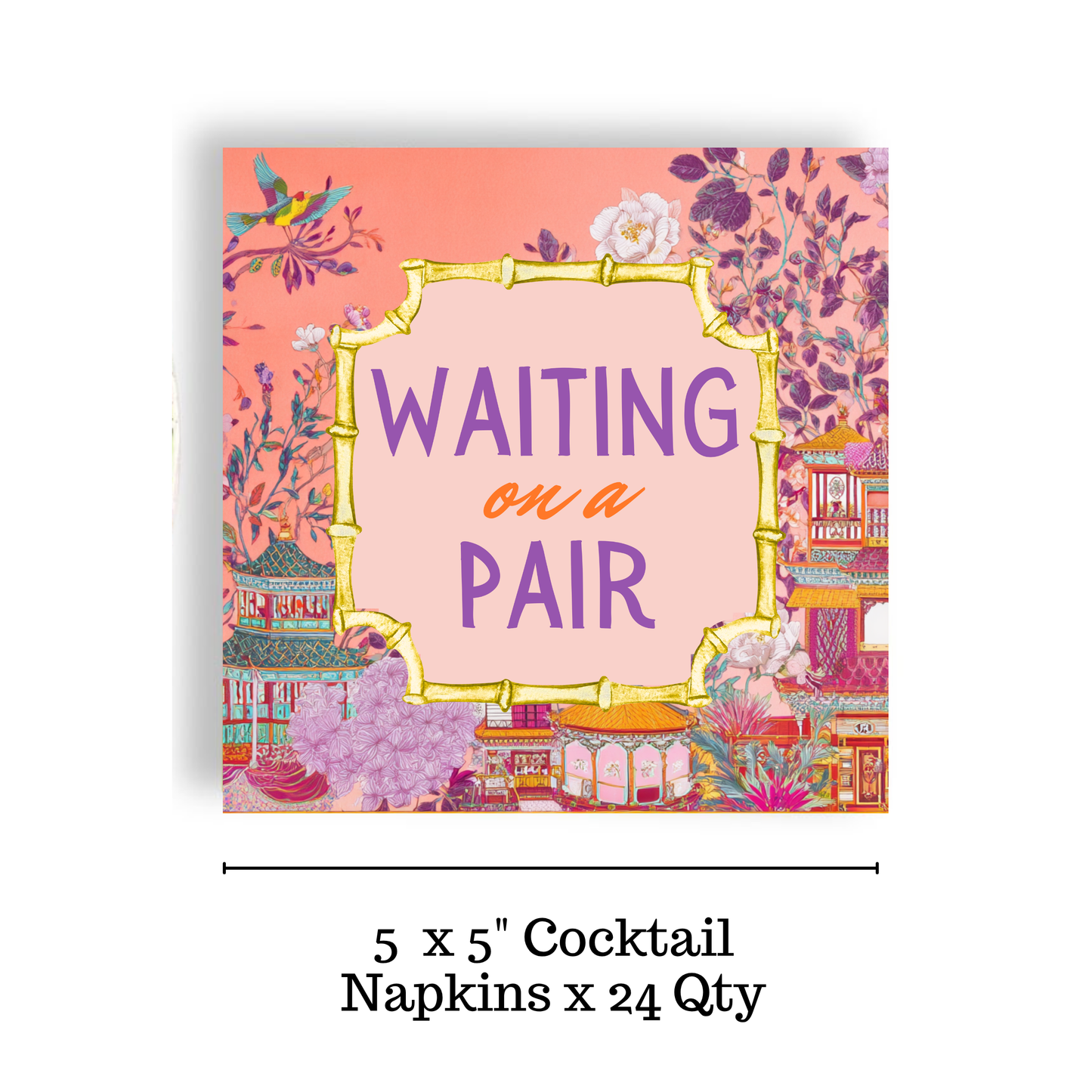 Mahjong Cocktail Napkins | Waiting on a Pair