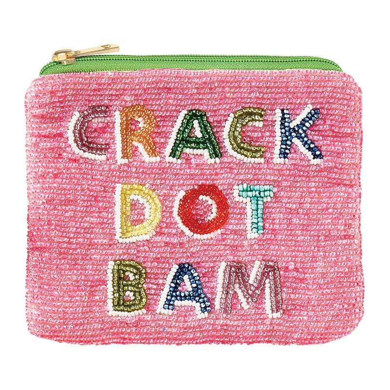 Beaded Pouch | Crack Dot Bam