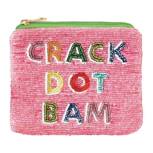 Beaded Pouch | Crack Dot Bam