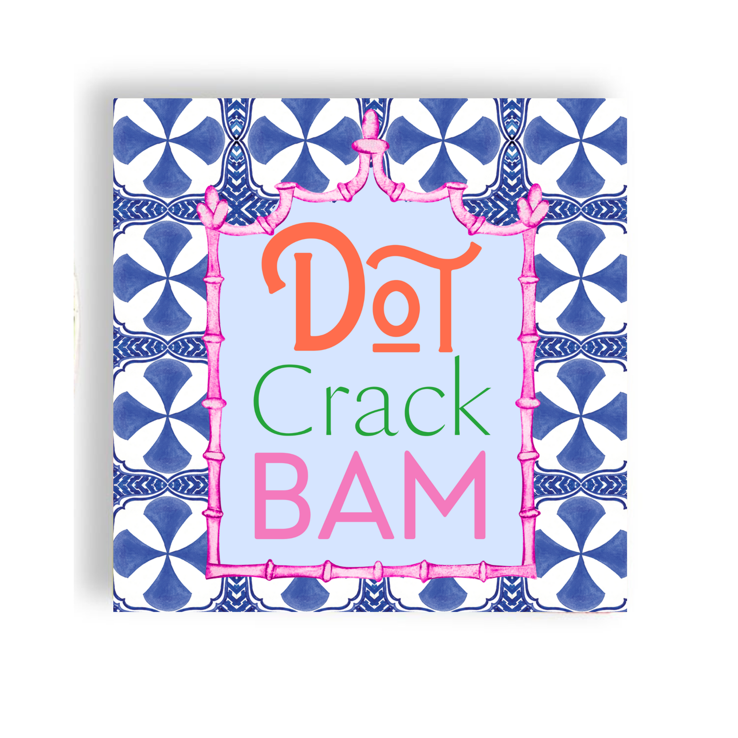 Dot Crack Bam 24ct  Mahjong Cocktail Napkin Separates