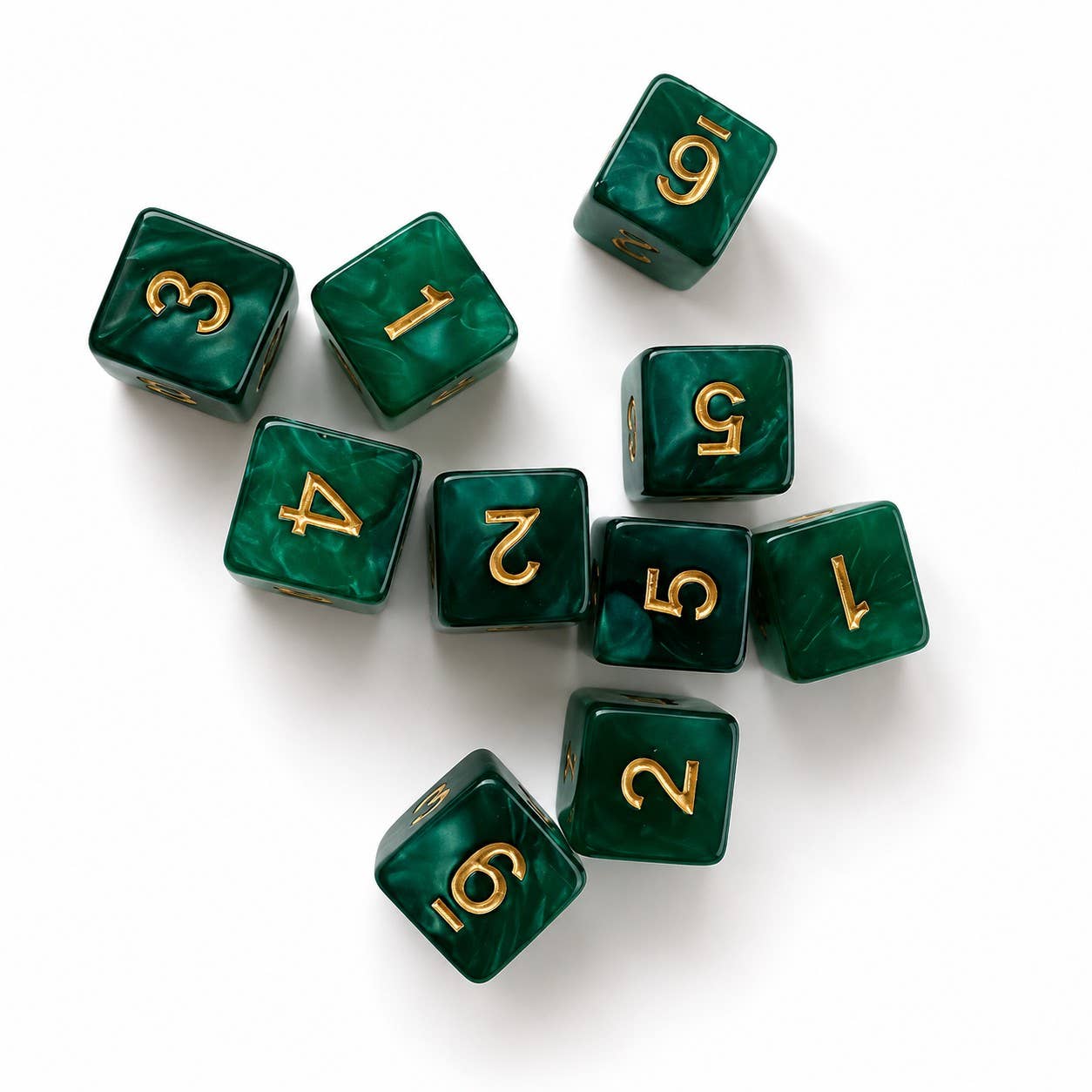 Mahjong Specialty Dice | Jade Pearl