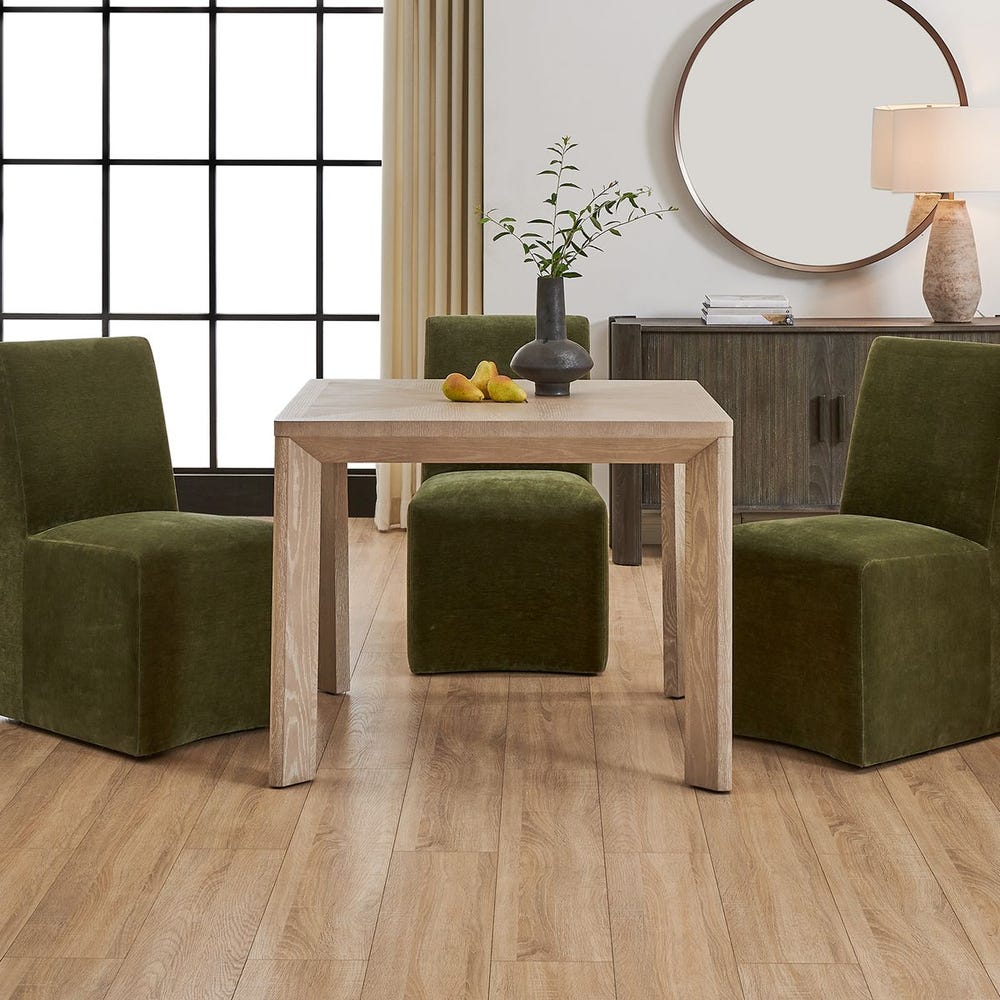 White Oak Parquet Game Table