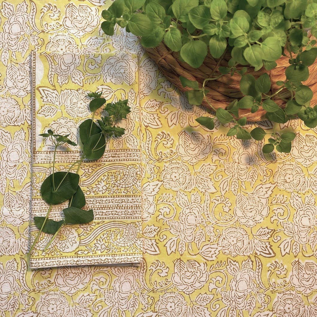 Tablecloth | Rashmi Lemon Grass 60x60