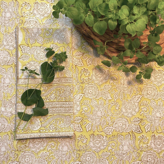 Tablecloth | Rashmi Lemon Grass 60x60