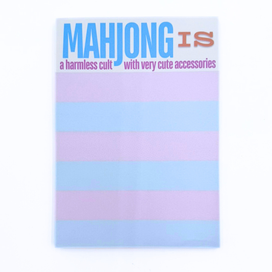 MAHJONG CULT NOTEPAD  |  5x7 inches  |  100 Pages: A harmless cult with very cute accessories