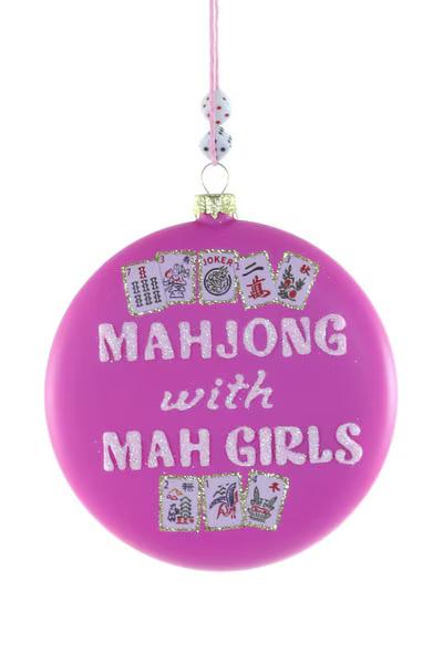 Mahjong with Mah Girls | Christmas Ornament