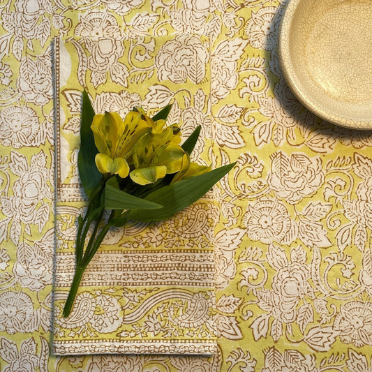 Tablecloth | Rashmi Lemon Grass 60x60