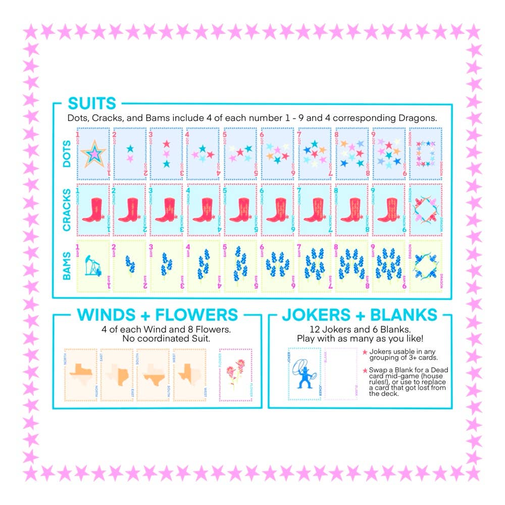 American Mahjong Cards | Texas Edition