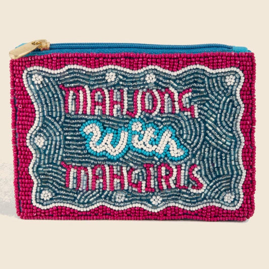 Mahjong Coin Purse | Beaded