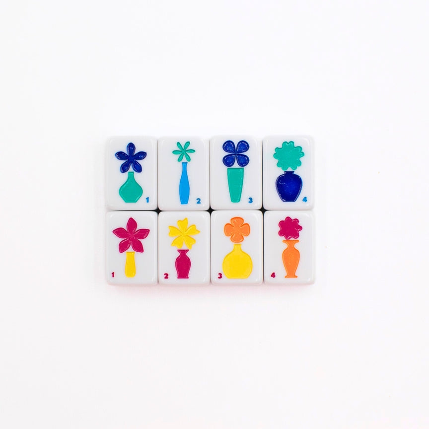 Mini Travel Mahjong Set | Mini Anywhere Series White