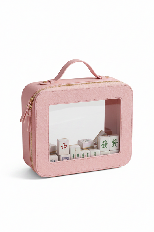 Mahjong Tile Case | Blush Pink