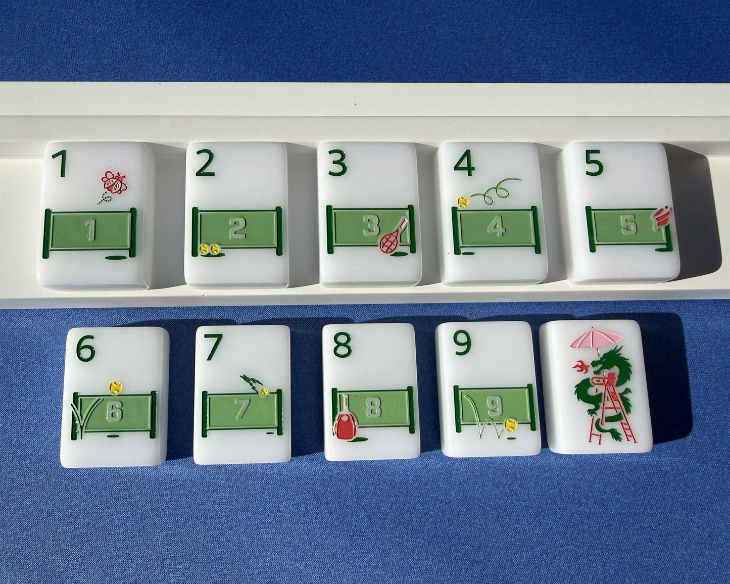 Mahjong Tile Set | Tennis Edition