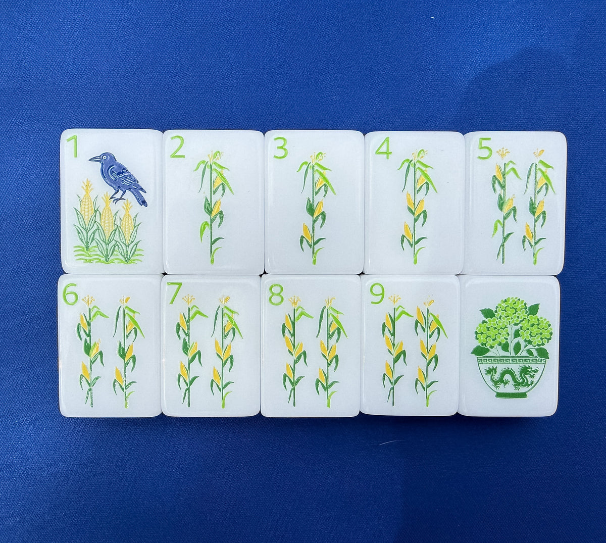 Mahjong Tile Set | Garden Party Edition