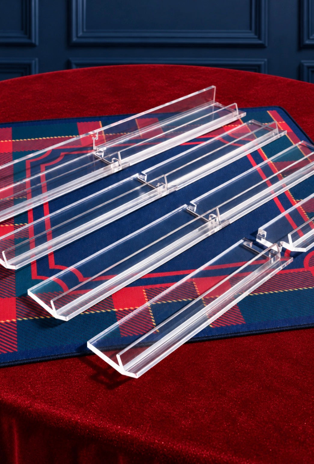 Mahjong Christmas Travel Set | Includes Tiles, Mat, Racks & Rack Bag, and Carrying Case | PREORDER
