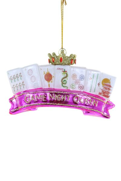 Game Night Queen | Christmas Ornament