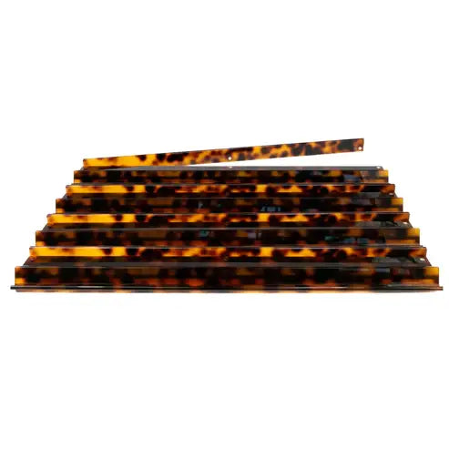 Acrylic Mahjong Racks & Pushers |Tortoise