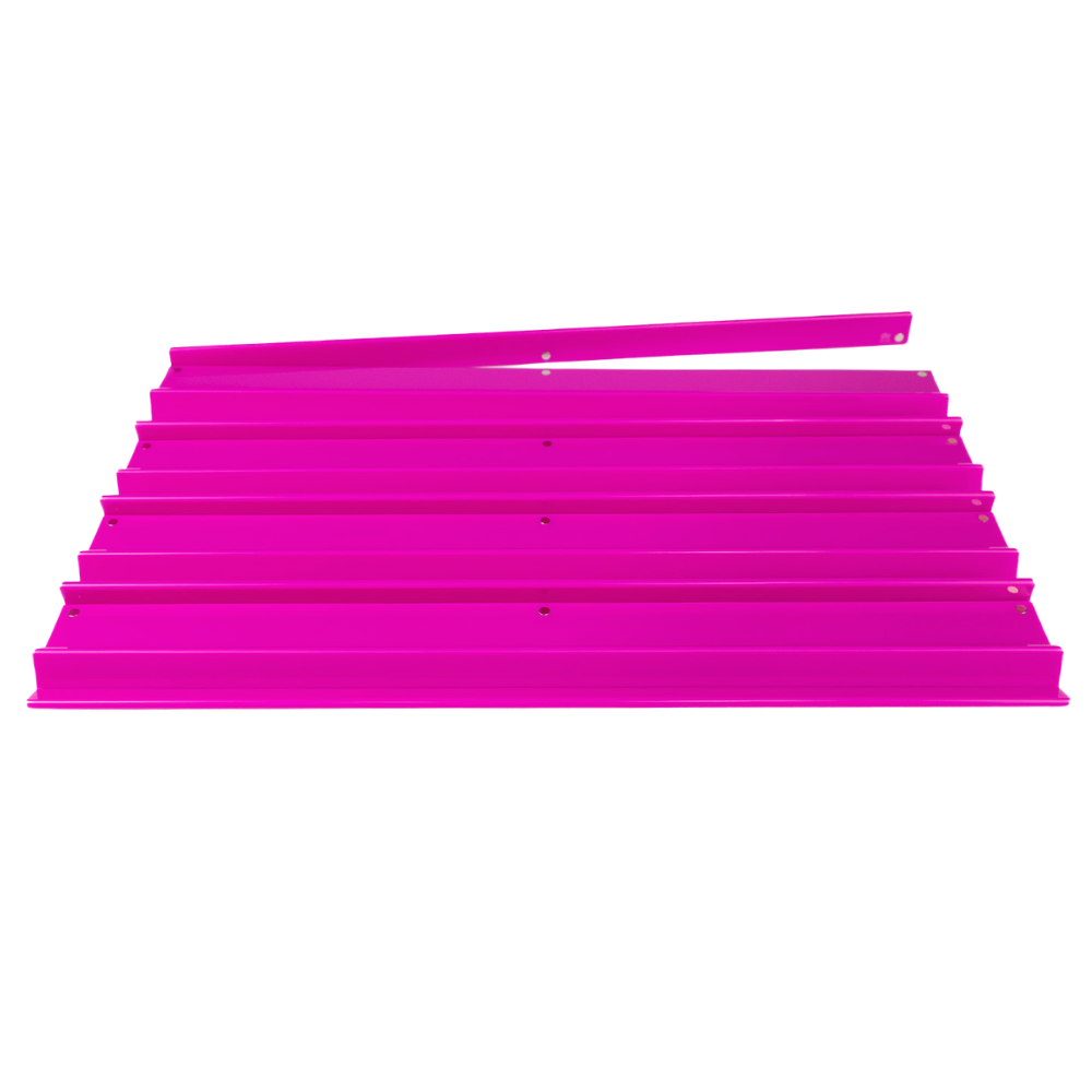 Mahjong Racks & Pushers | Solid Magenta Premium Acrylic