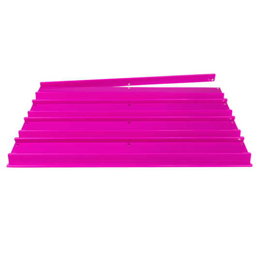 Mahjong Racks & Pushers | Solid Magenta Premium Acrylic