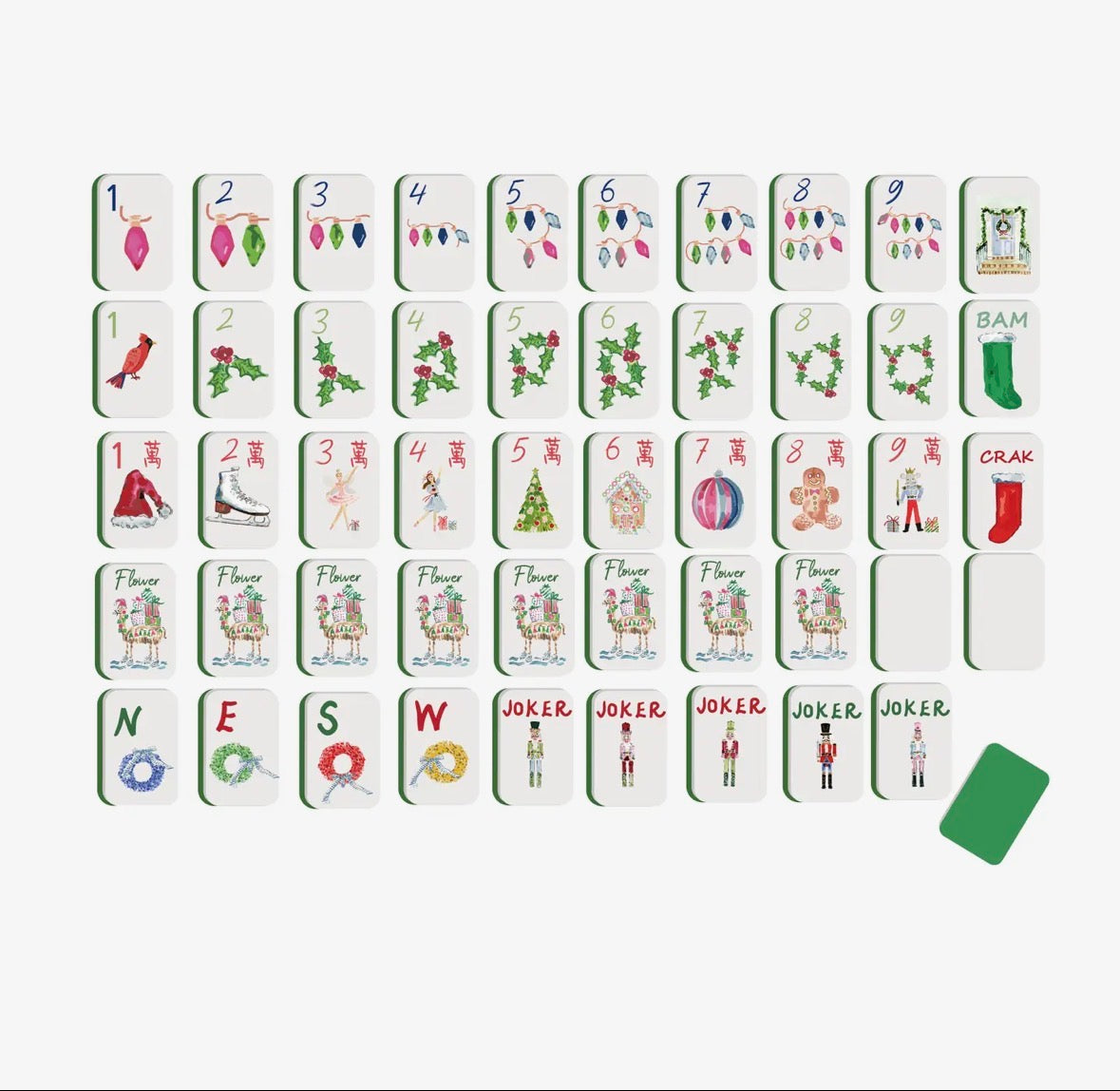 Holiday Lights | Mahjong Tile Set