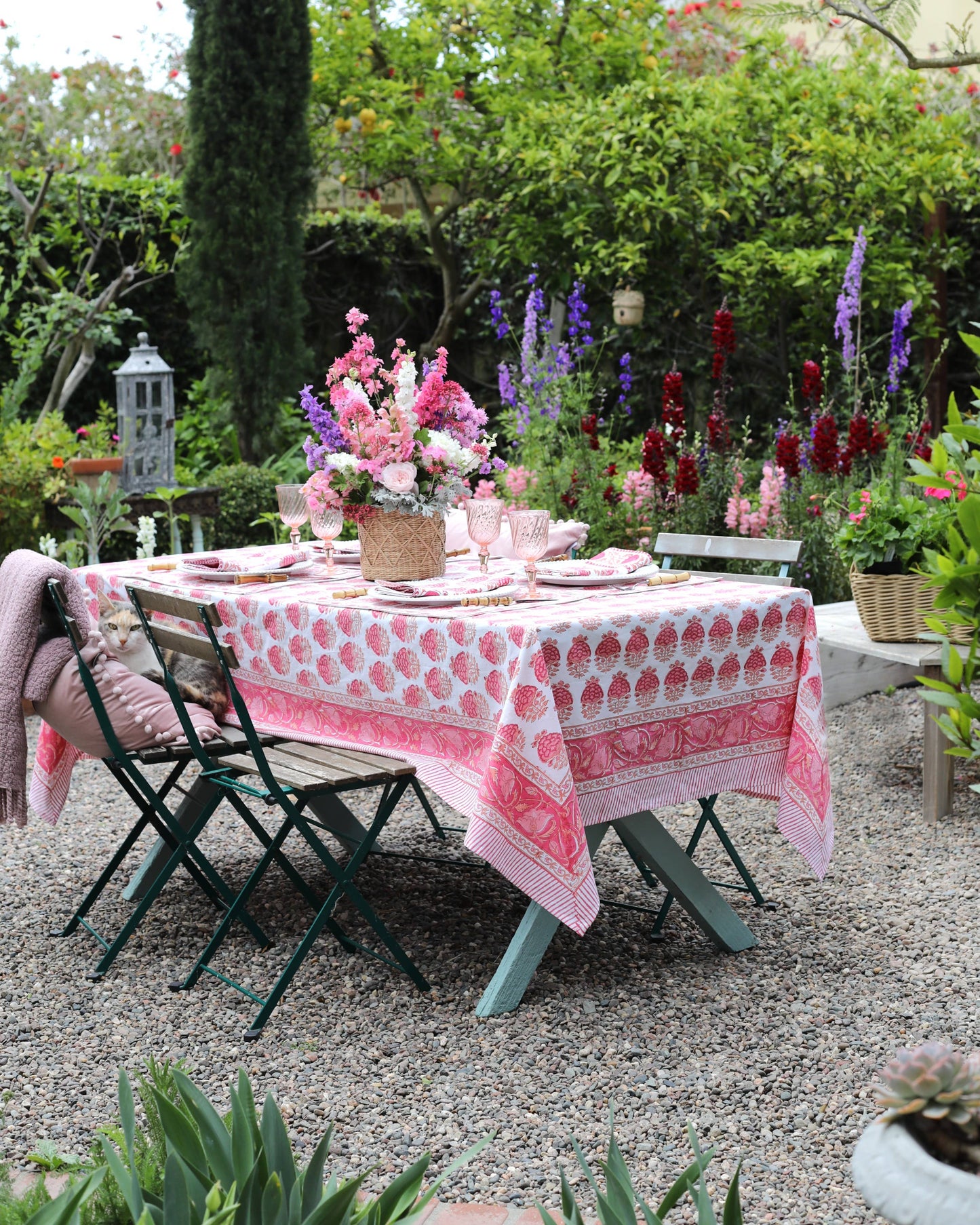 Tablecloth | Pink City Bloom