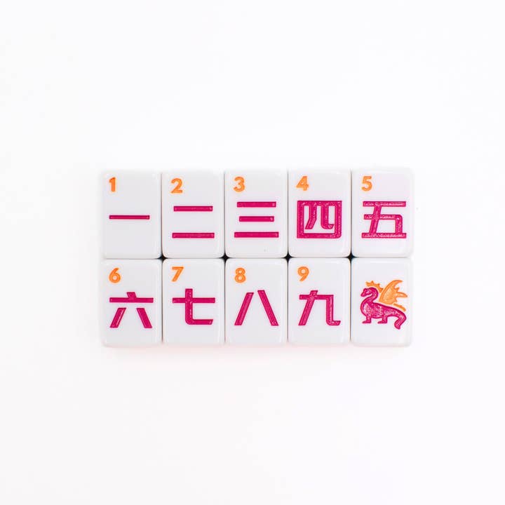Mini Travel Mahjong Set | Mini Anywhere Series White