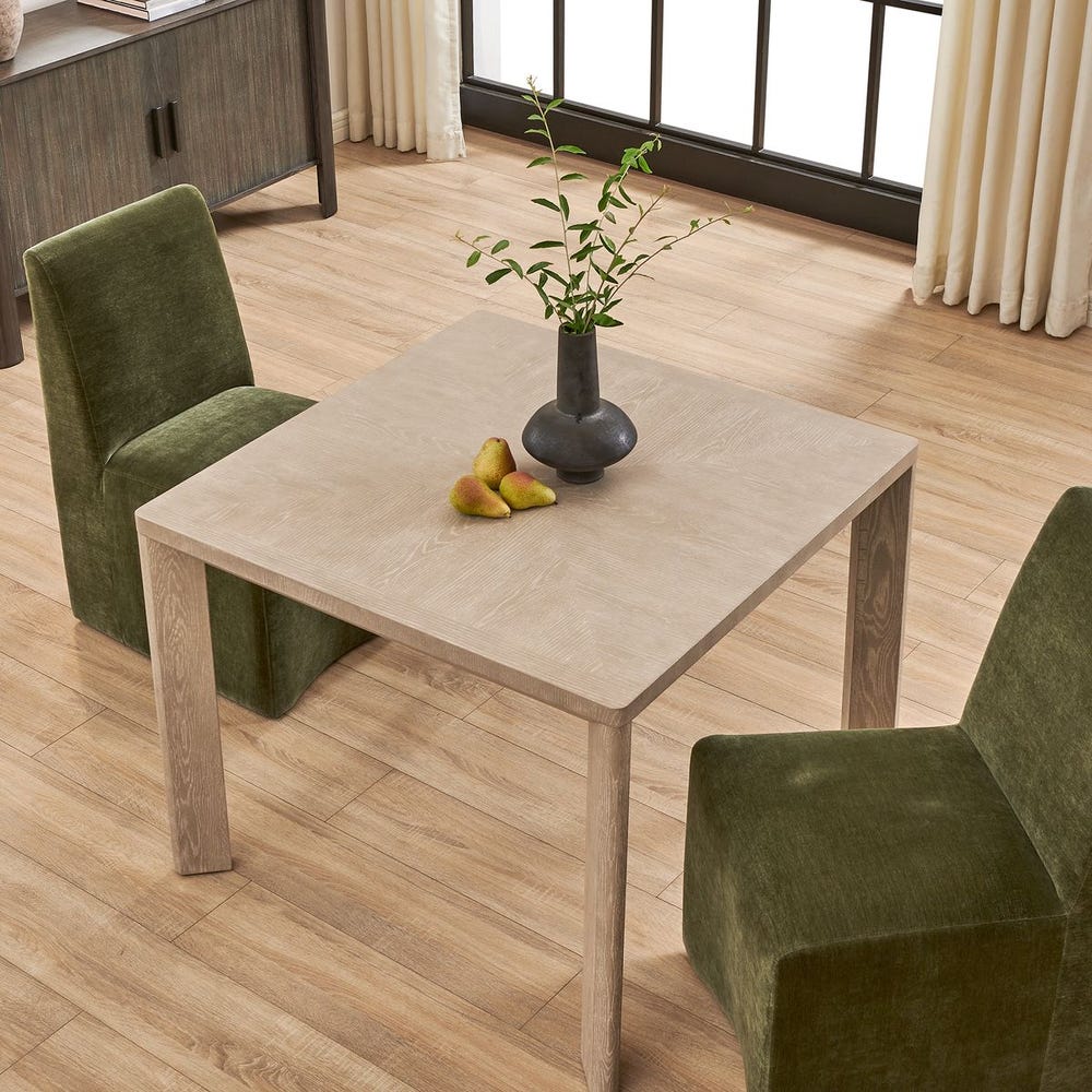 White Oak Parquet Game Table