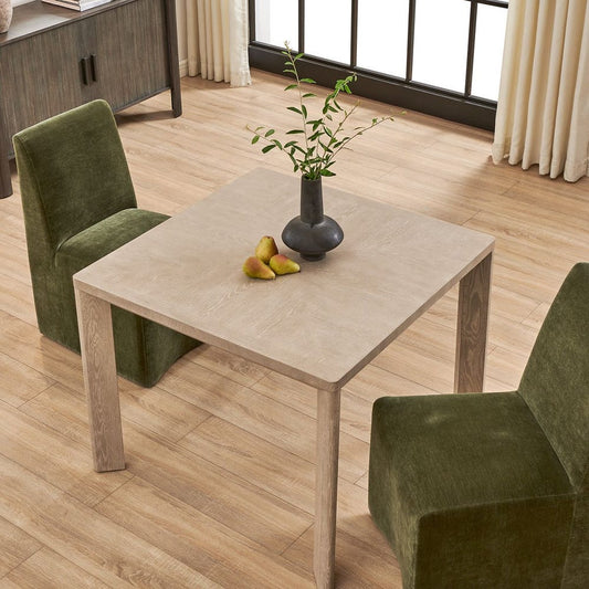 White Oak Parquet Game Table