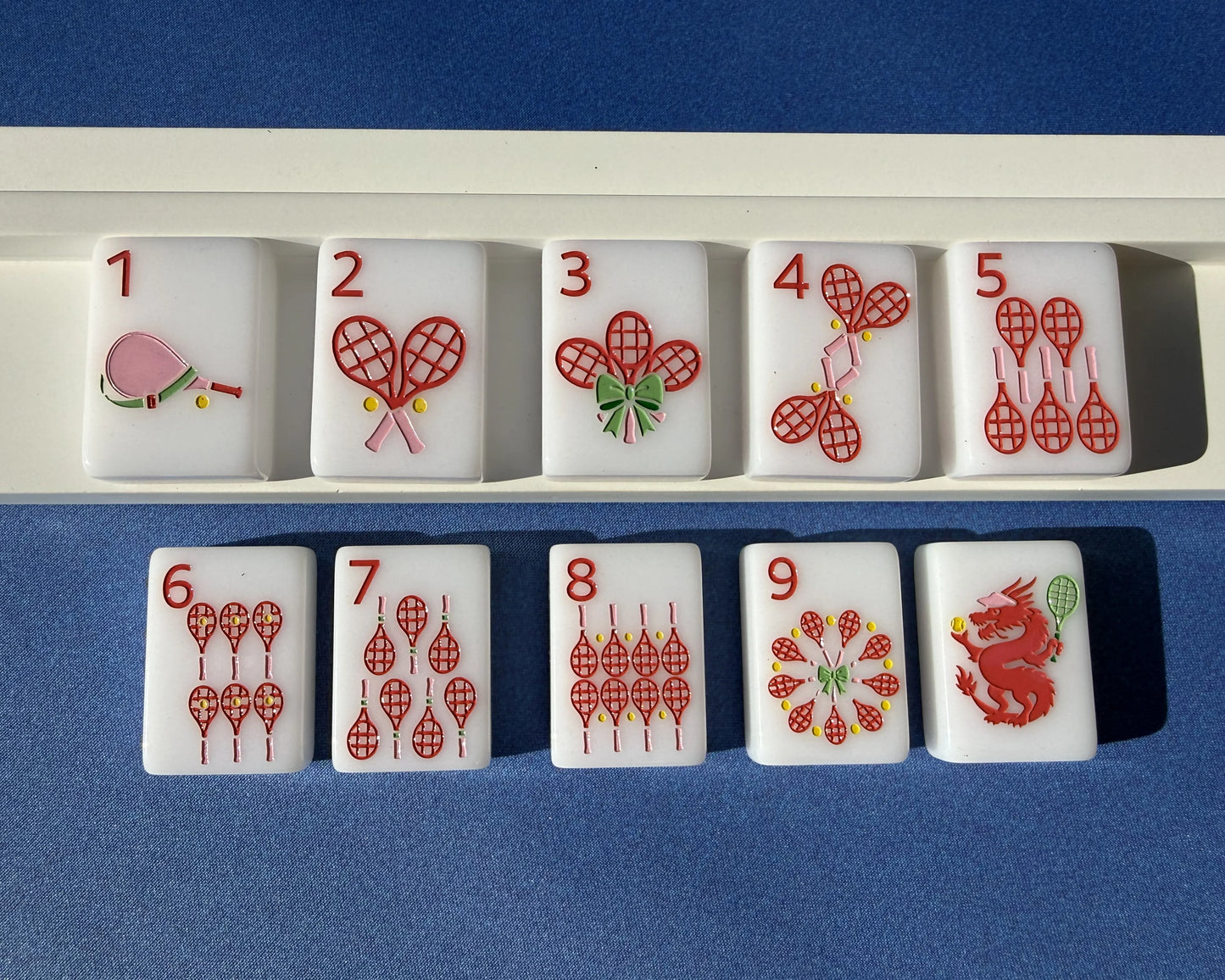 Mahjong Tile Set | Tennis Edition