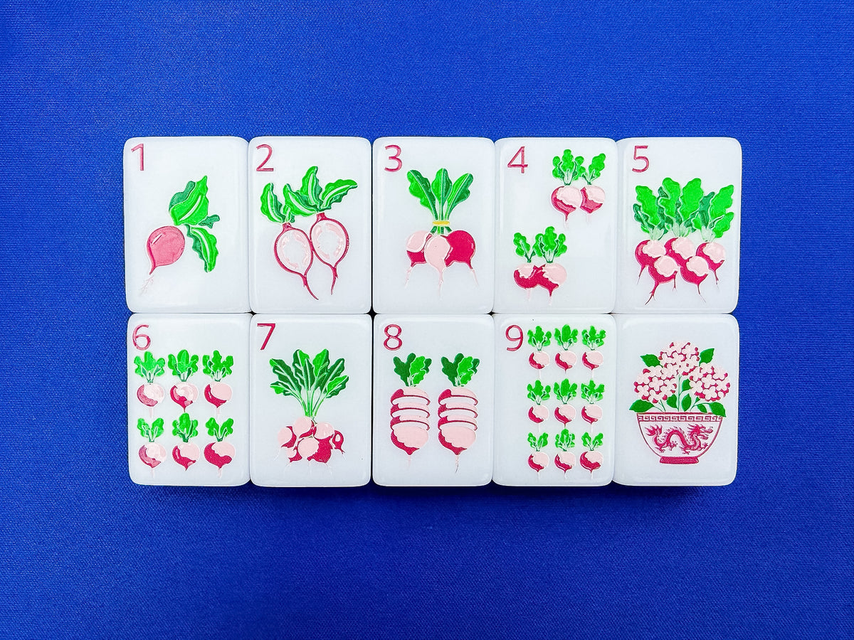 Mahjong Tile Set | Garden Party Edition