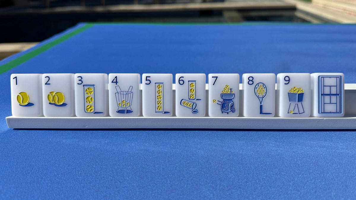 Mahjong Tile Set | Tennis Edition