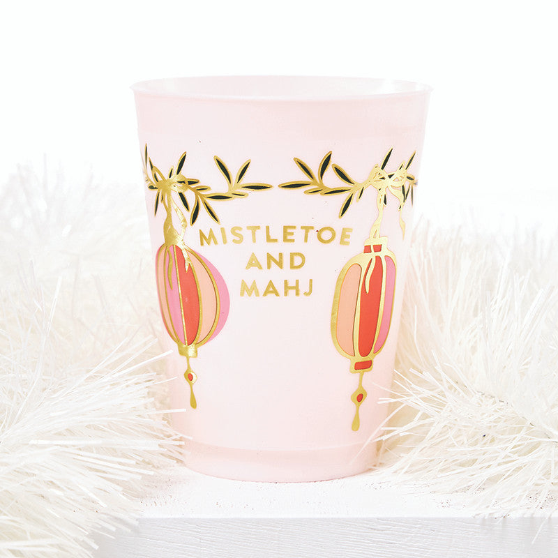 Gold Foil Frost Cups | Mistletoe & Mahj