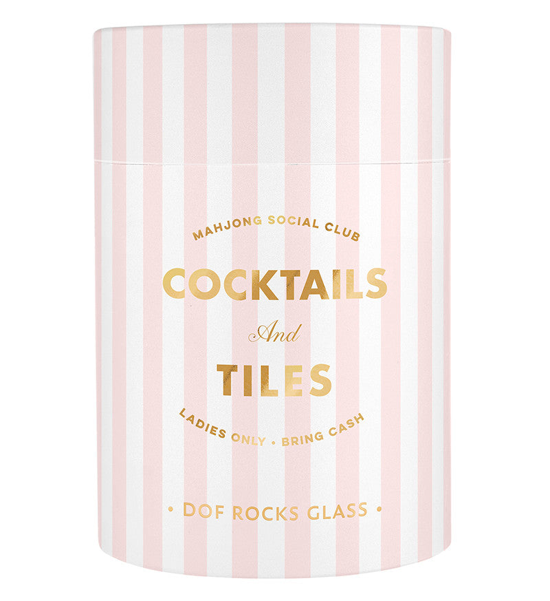 Gold Foil Rocks Glass | Cocktails & Tiles