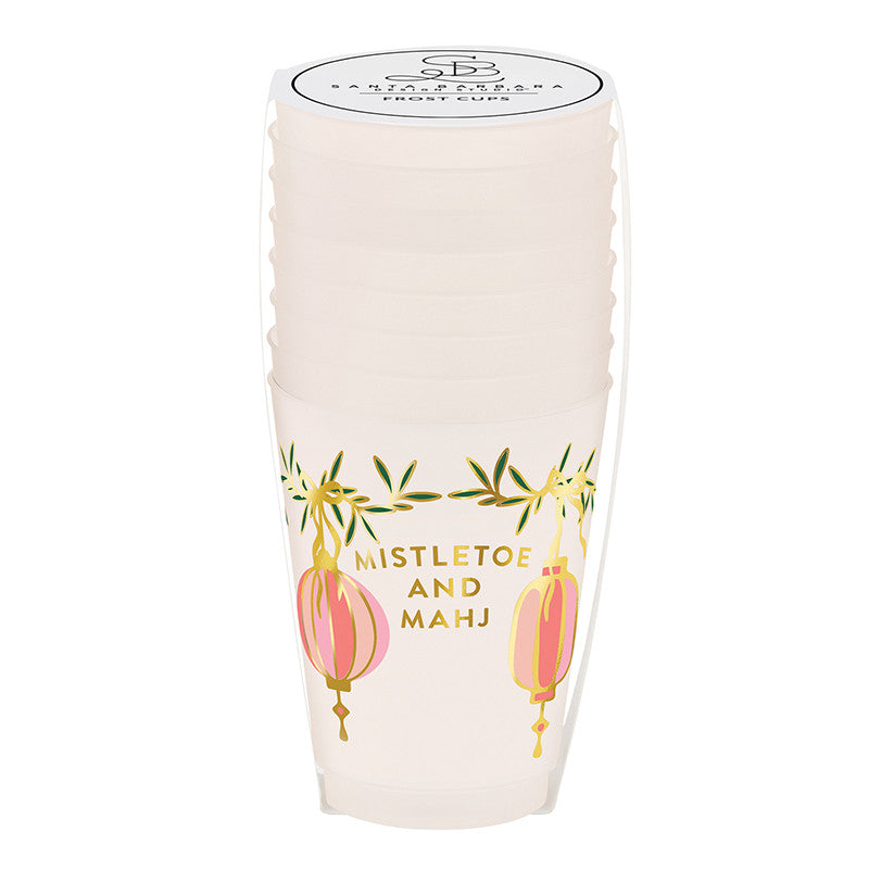 Gold Foil Frost Cups | Mistletoe & Mahj
