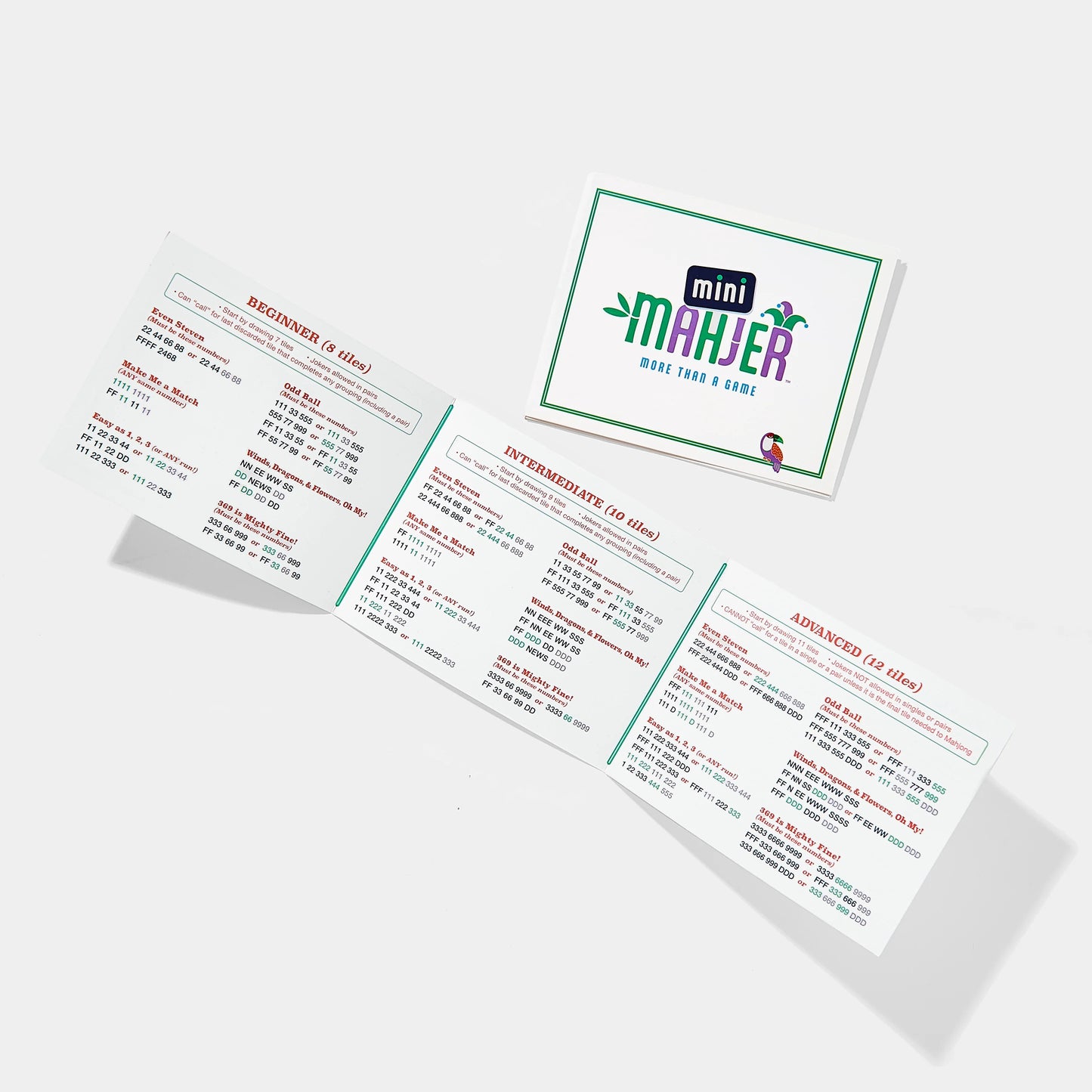 Mahjong Card | Mini Mahjer Kids American Mahjong