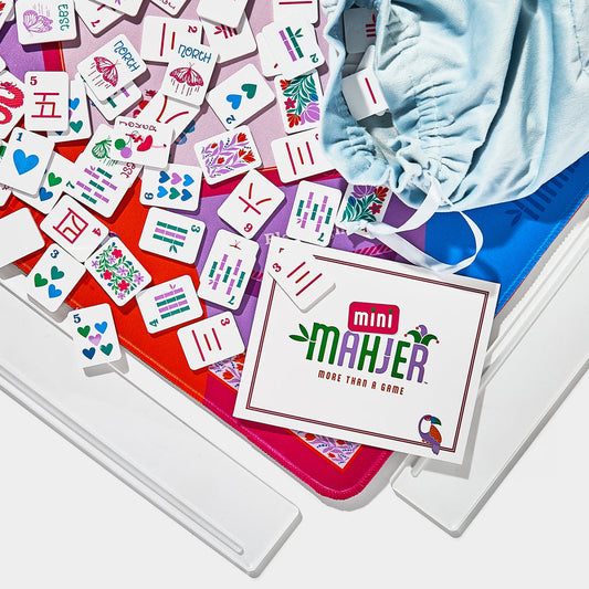 Mahjong Game Set | Mini Mahjer Rackin’ Rosie Edition