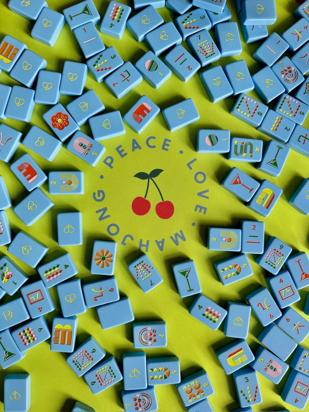 Mahjong Tile Set | Mod French Blue