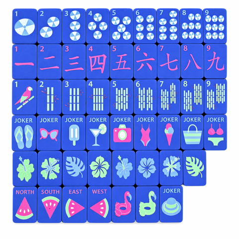 Floating Mahjong Bundle | Navy & Light Blue | Preorder